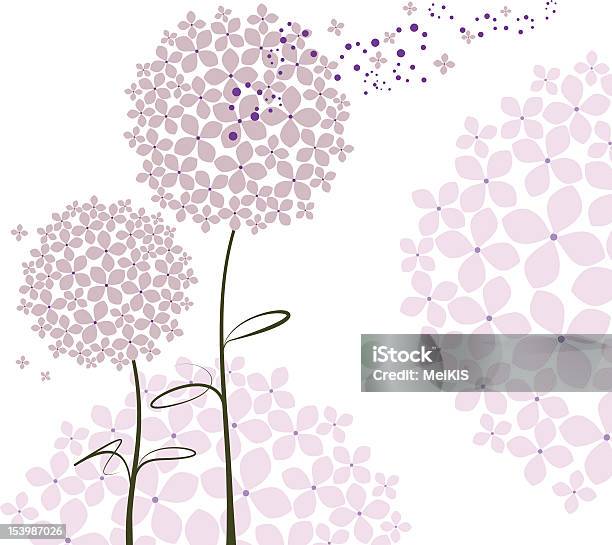 Abstract Springtime Purple Hydrangea Flower Stock Illustration - Download Image Now - Hydrangea, Abstract, Beauty