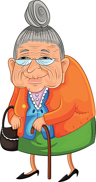 Old Lady Stock Illustration - Download Image Now - Senior Women, Caricature, Walking - iStock Old Lady Stock Illustration - Download Image Now - Senior Women, Caricature, Walking - iStock