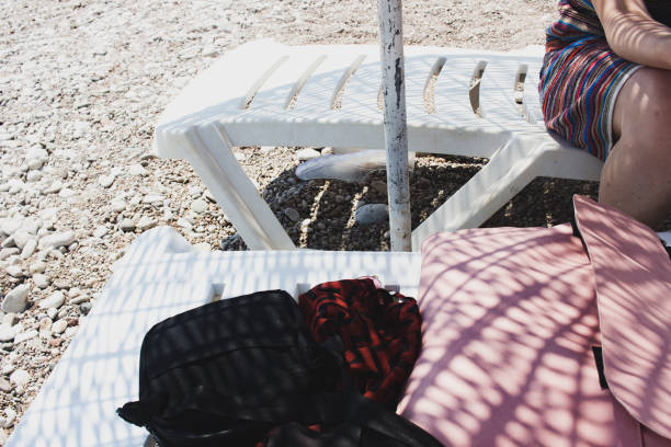 beach club private seating area