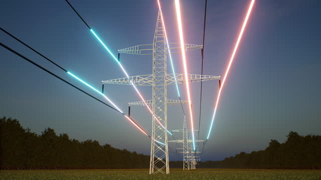 Electrical grid delivering electricity