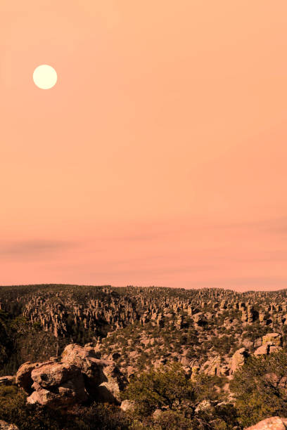 pomnik narodowy chiricahua arizona - chiricahua national monument zdjęcia i obrazy z banku zdjęć