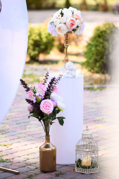 istock Beautiful bouquet at the wedding ceremony. 1540006339