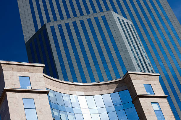 istock Abstract View of Modern Office Buildings 154001423
