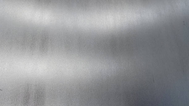 istock Metal stainless steel texture background with reflection light. 1540021456