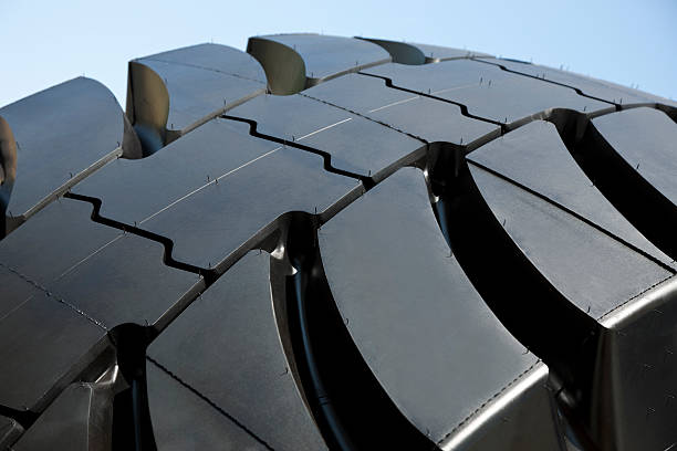 istock Surface of Brand New Tire 154002474