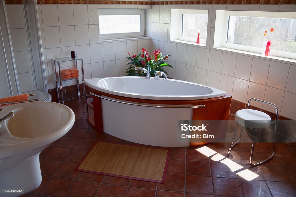 Luxus Badezimmer Interieur - Lizenzfrei Architektur Stock-Foto