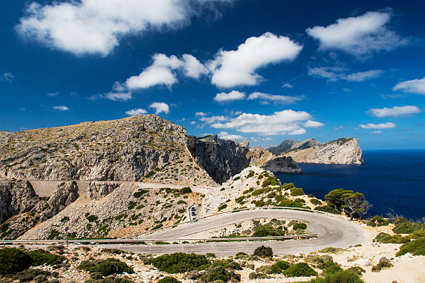 istock Winding road and mountains in Mallorca 154002639