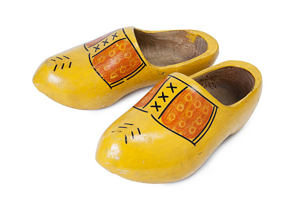 istock yellow wooden shoes 154005761
