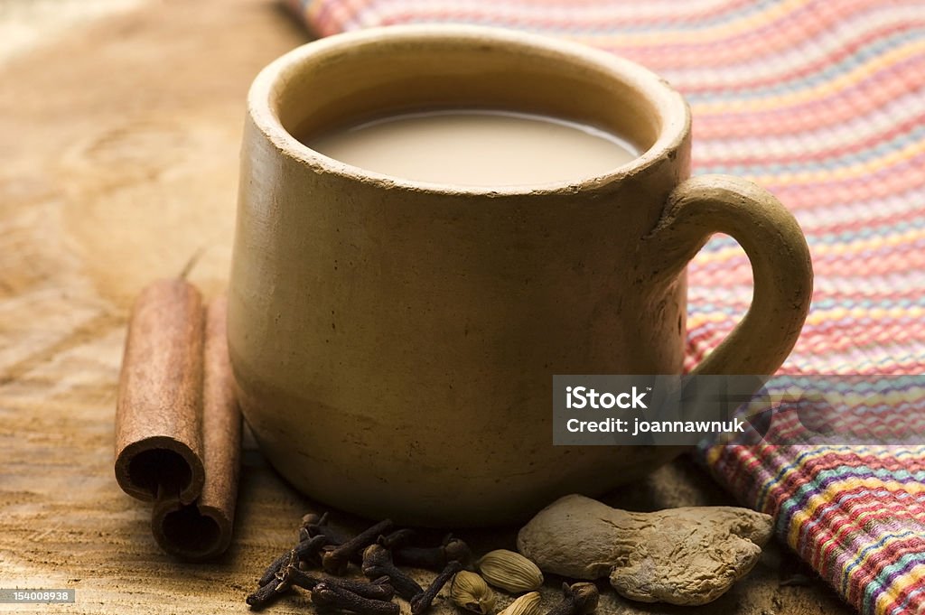 masala chai Black Color Stock Photo