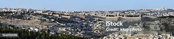 Panorama De Jerusalén Foto de stock y más banco de imágenes de Aire libre - Aire libre, Asia Occidental, Barrio antiguo