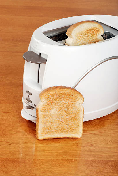 istock top view toaster with toast 154013527
