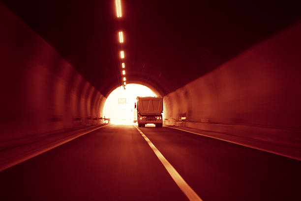 istock Fast car in the tunnel 154015256