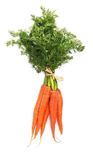 istock Isolated Bunch of carrots 154016886