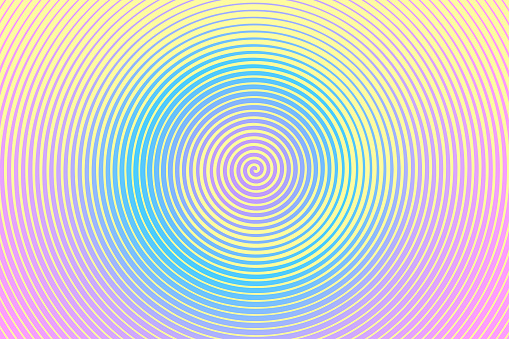 Concentric spiral abstract background