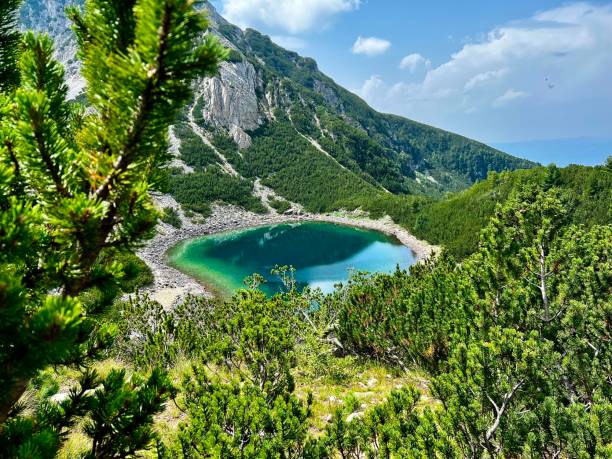 Lake of Sinanica stock photo