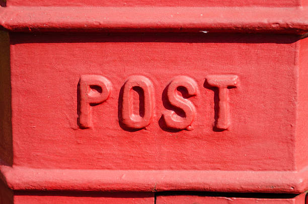 post box stock photo