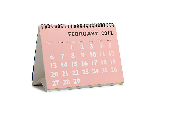 February 2012 stock photo