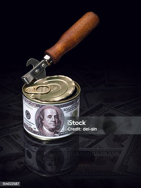 Bank Account Opening Stock Photo - Download Image Now - Black Background, Black Color, Can Opener