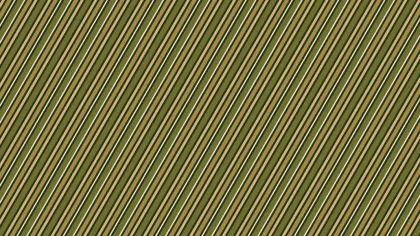 Vector illustration of Beautiful striped background of diagonal multicolored lines in green tones. line abstract pattern background