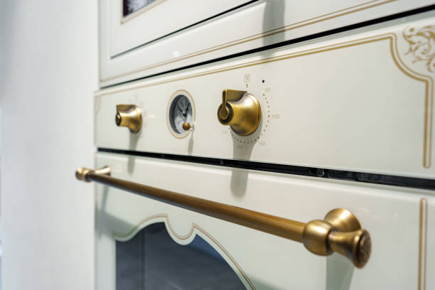 New ovens in household appliance section in store