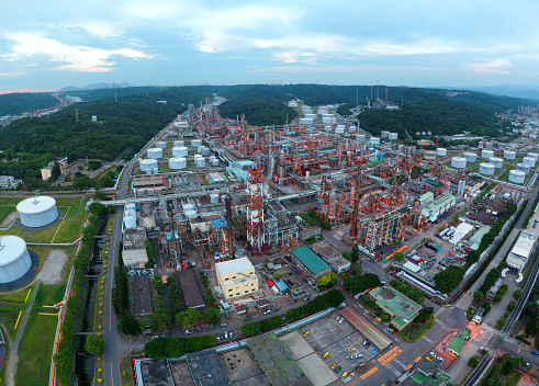 Drone view of The Chinese University of Hong Kong University / CUHK