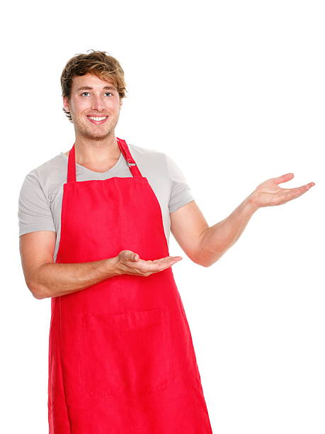 istock Small business shop owner showing 154030251