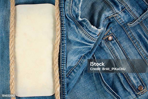 Abstrakte Jeans Hintergrund Stockfoto und mehr Bilder von Abstrakt - Abstrakt, Alt, Baumwolle