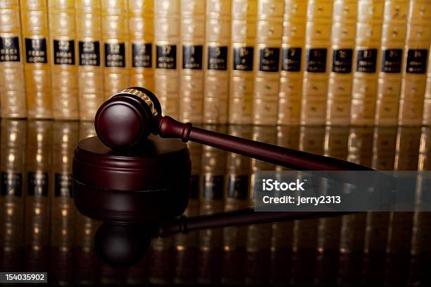 Judge Gavel Stock Photo - Download Image Now - Book, Courthouse, Gavel