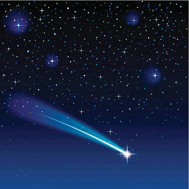 Vector illustration of Shooting Star