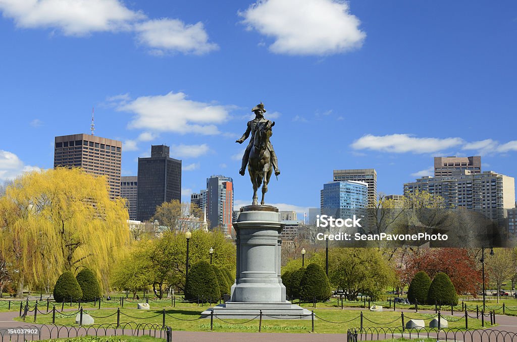 Jardín público de Boston - Foto de stock de Boston - Massachusetts libre de derechos