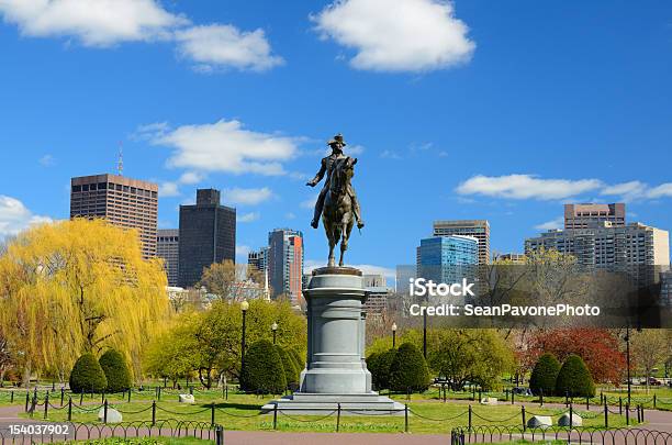 Jardín Público De Boston Foto de stock y más banco de imágenes de Boston - Massachusetts - Boston - Massachusetts, George Washington, Aire libre