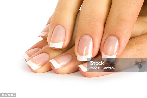 Cuidados Para As Unhas Sensualidade Mulher - Fotografias de stock e mais imagens de Adulto - Adulto, Beleza, Branco