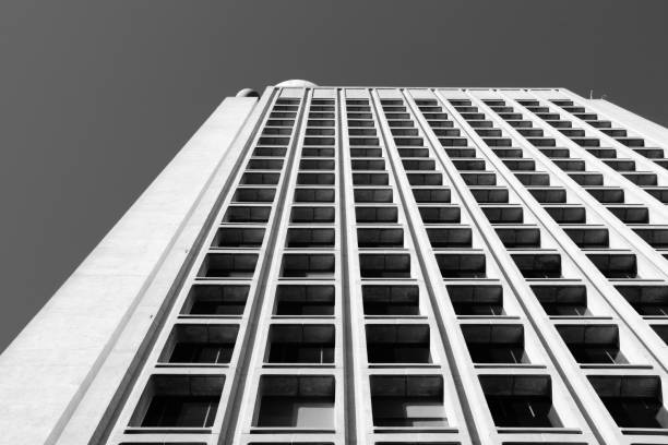 istock Low-angle shot of a modern architectural building on a sunny day 1540393991