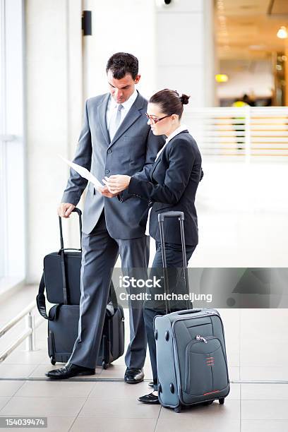 Meeting At Airport Stock Photo - Download Image Now - Business Travel, Meeting, Adult