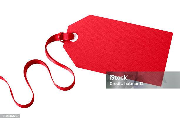 Rote Tag Stockfoto und mehr Bilder von Etikett - Etikett, Weihnachten, Geschenkkarte