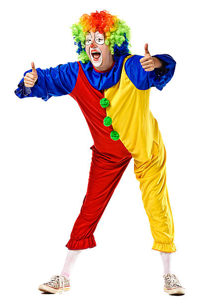 istock Happy clown shouw thumbs up 154047143