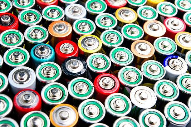 istock Row of different batteries 154048938