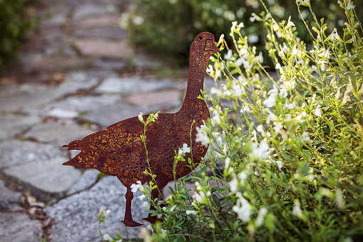 Decorative objects of animals in rusty iron - Buenos Aires - Argentina