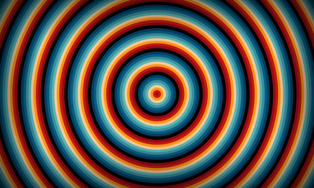 istock Vintage Striped Backgrounds, Posters, Banner Samples, Retro Colors from the 1970s 1980s, 70s, 80s, 90s. retro vintage 70s style stripes background poster lines. shapes vector design graphic 1980s 1540490958