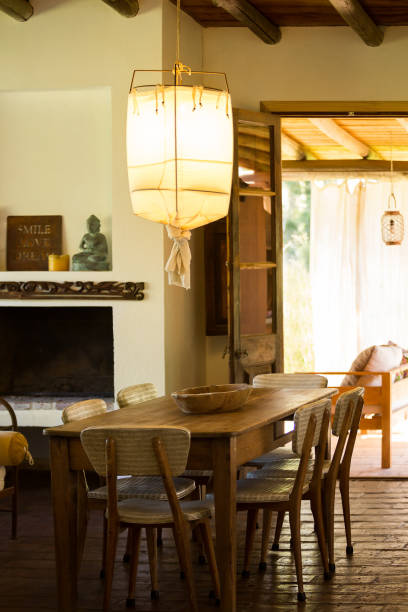 istock Beautiful dinning room and living room 1540497804