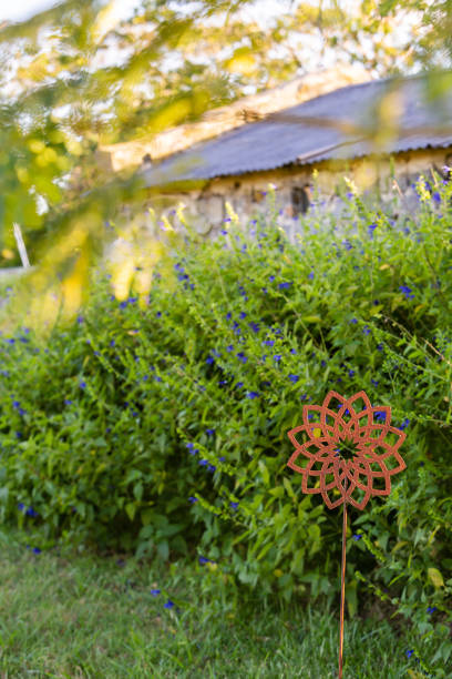 istock Decorative objects of rusty iron for the garden 1540500447