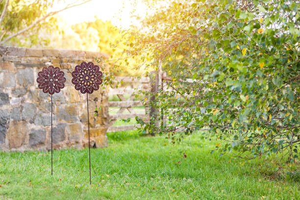 istock Decorative objects of rusty iron for the garden 1540501479