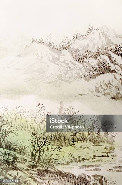 Landschaft Stock Vektor Art und mehr Bilder von Landschaft - Landschaft, Chinesische Kultur, Japan