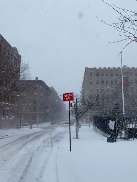 istock Wrong way street sight on a snowy day 1540579893