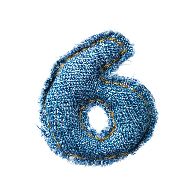 istock Handmade letter of jeans alphabet 154059076