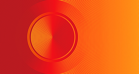 Concentric circles abstract background