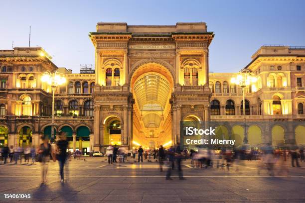 Galleria Vittorio Emanuele Presso Piazza Del Duomo Milan Italy Stock Photo - Download Image Now