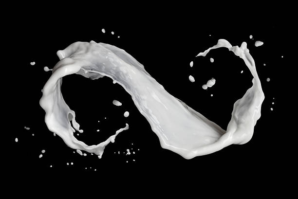 istock infinity symbol of milk splash isolated on black 154062693