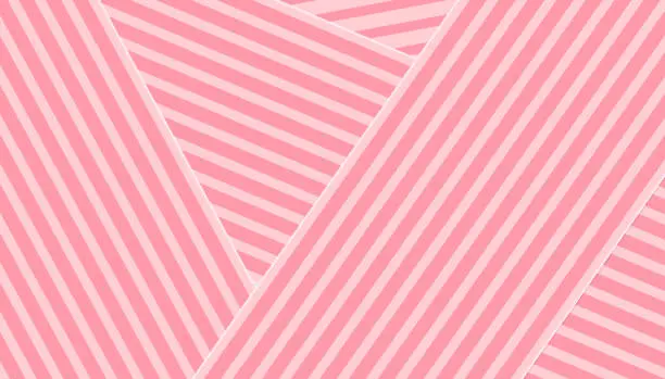 Photo of Stripes - Abstract Background of Parallel Lines Pink - Multi-layered