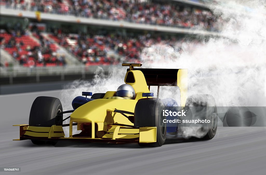 open-wheel single-seater racing car Speed Car breakdown of open-wheel single-seater racing car race car on speed track Racecar Stock Photo